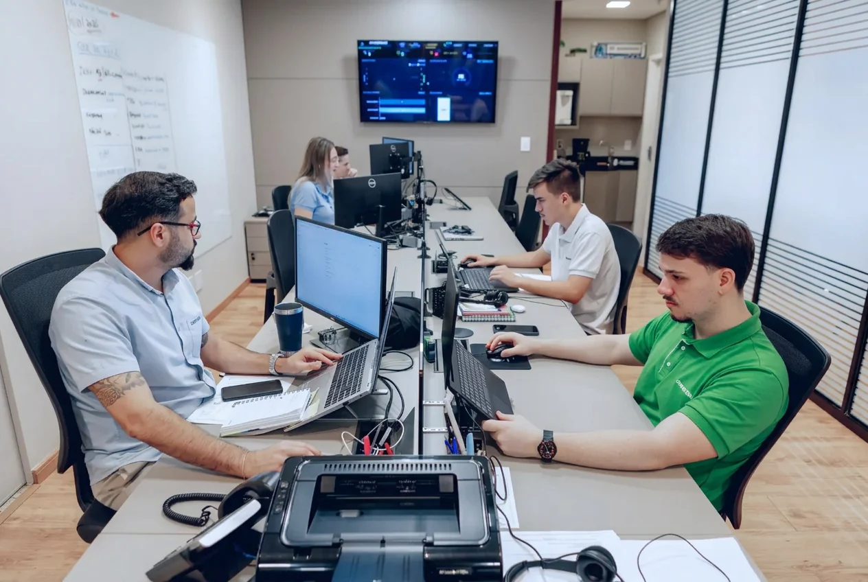 Escritório Conextravel em operação