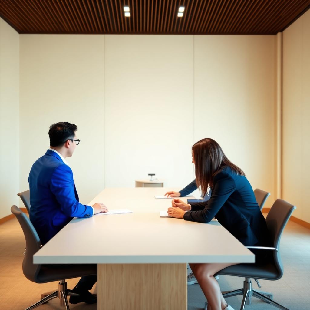 Evento corporativo com profissionais em sala de conferência